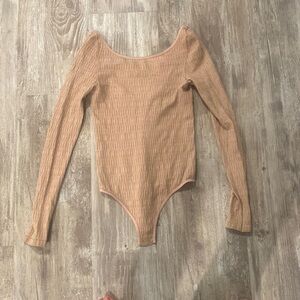 Gold long sleeve shirt free people intimately